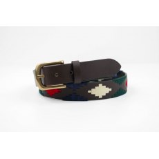 Ibex Of England 35mm Polo Pattern Leather Belt