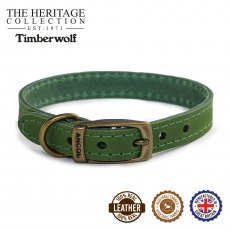 Ancol Timberwolf Collar Leather Size - 5 39-48cm