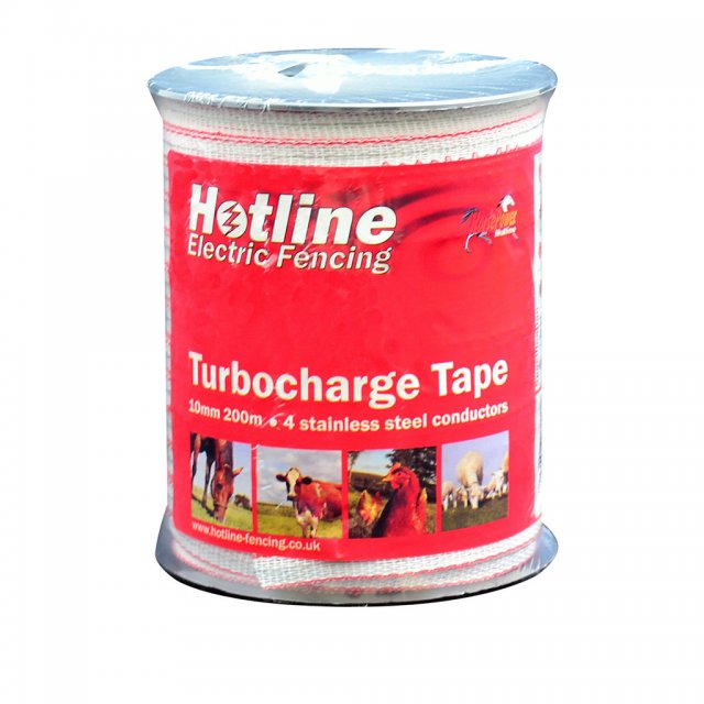 Hotline Electric Fencing Hotline Tc41 Turbo Tape 10mm