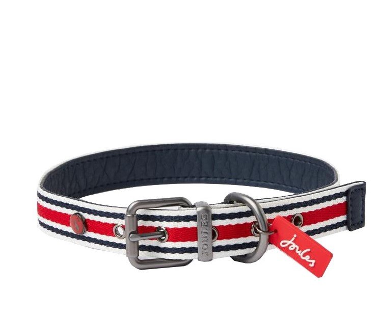 Joules Striped Dog Collar Robinsons Equestrian