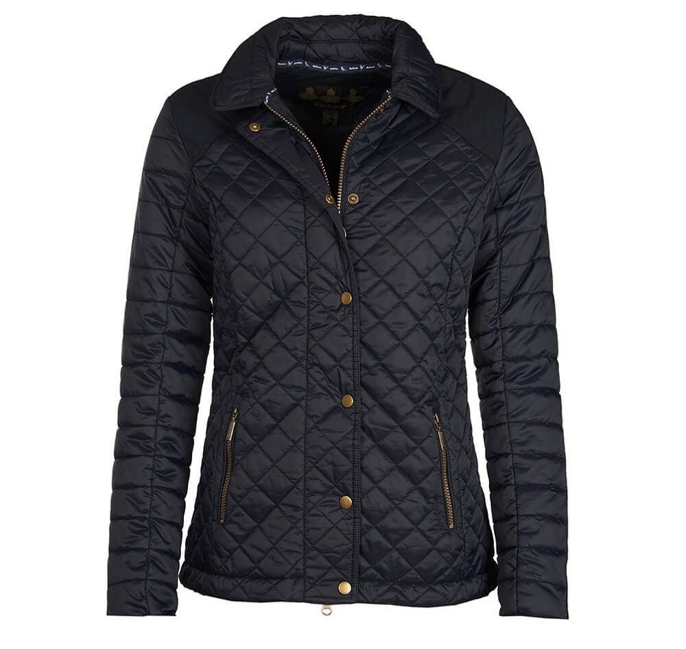 Barbour BARBOUR QUAIL QUILT JACKET NAVY - Coats - Robinsons Equestrian