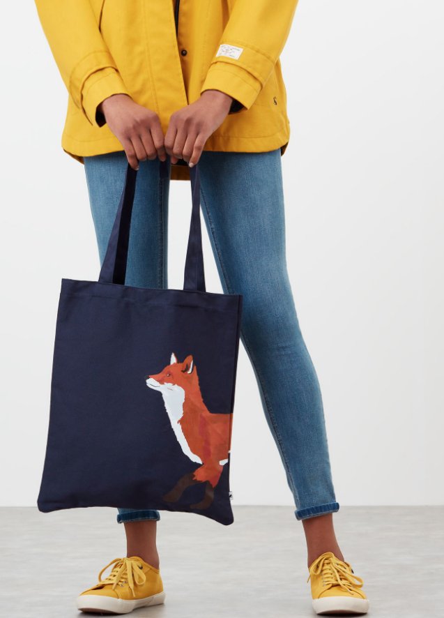 JOULES LULU NOVELTY CANVAS TOTE BAG Robinsons Equestrian