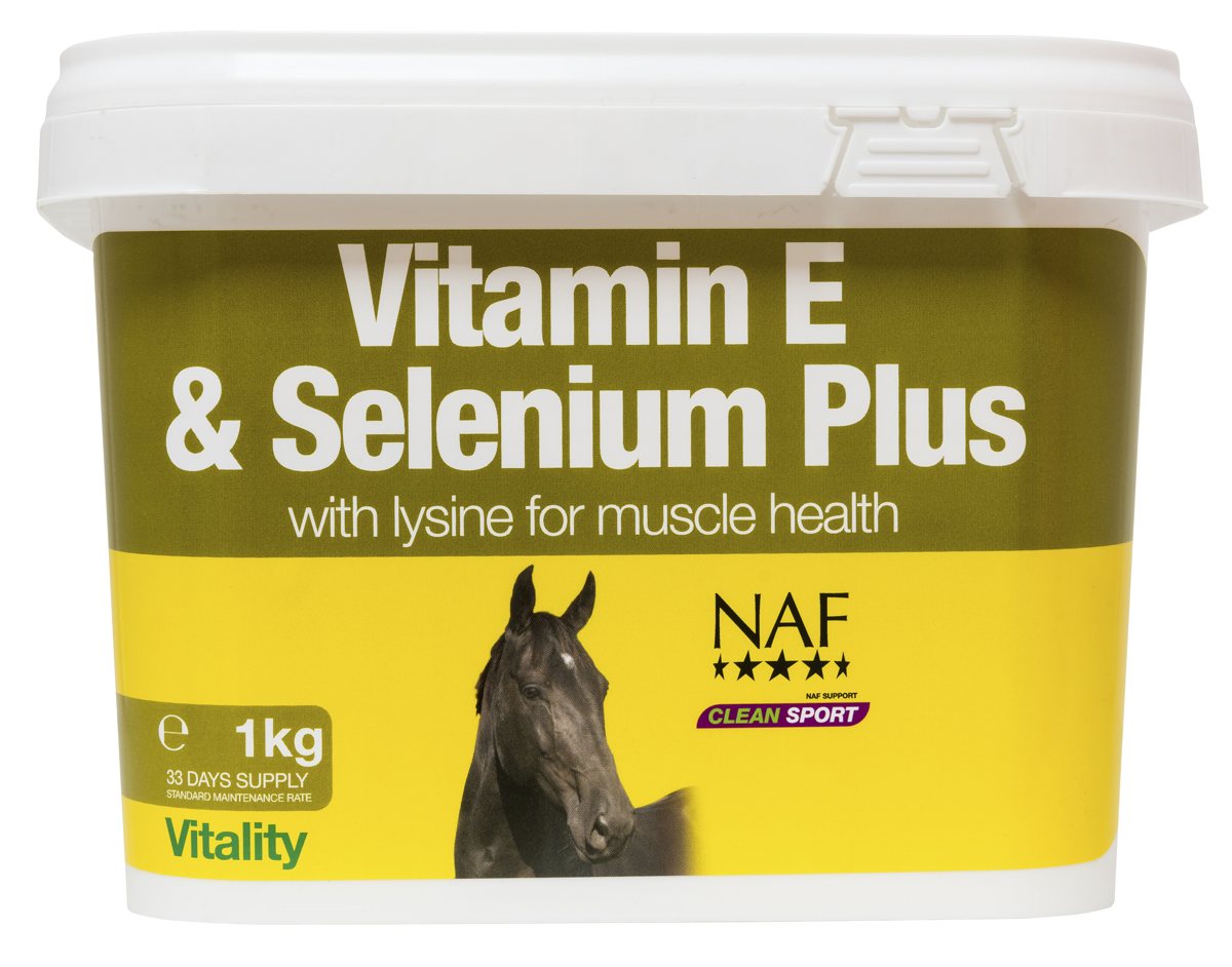 NAF Vitamin E, Selenium And Lysine 1kg Robinsons Equestrian