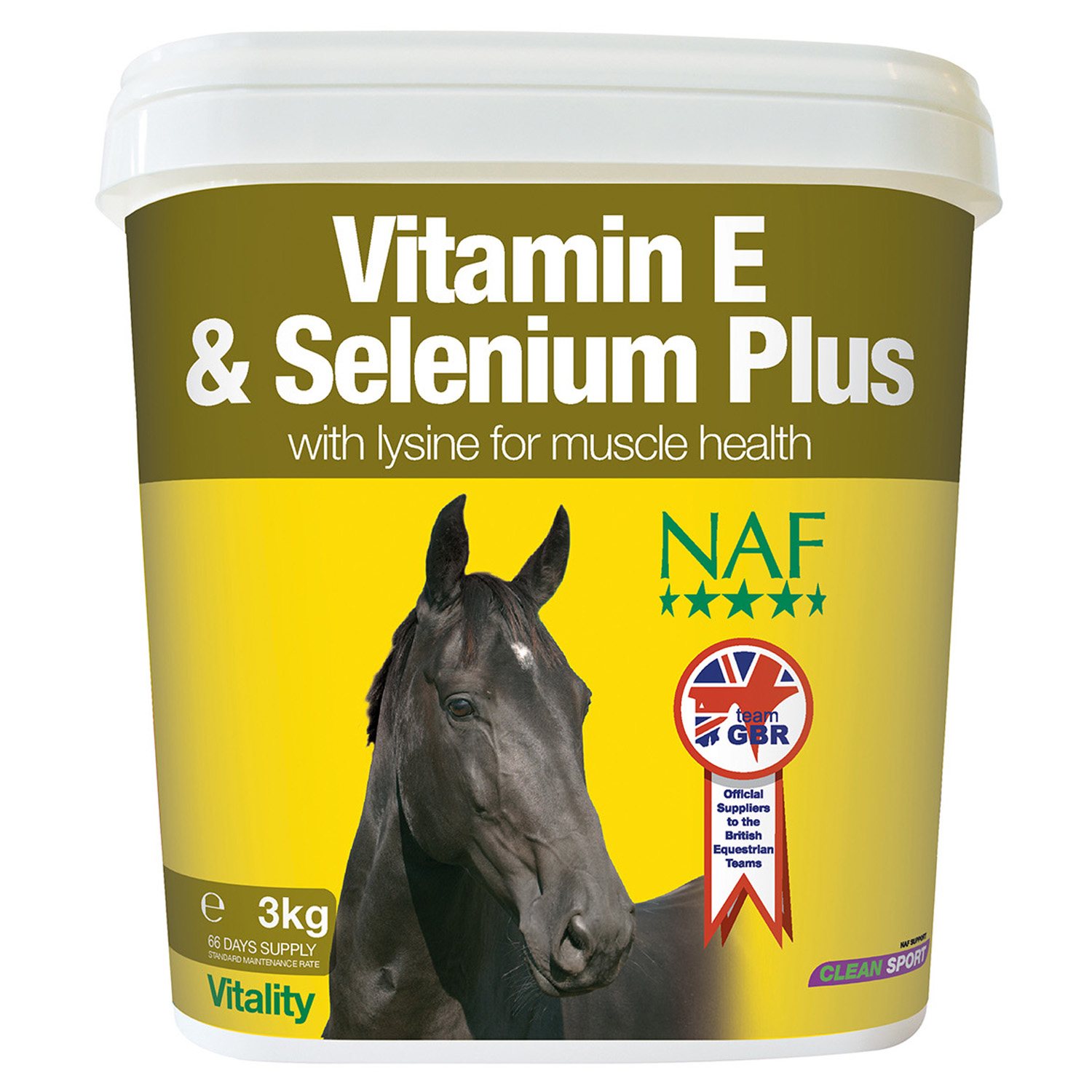 NAF Vitamin E, Selenium And Lysine 2.5kg Robinsons Equestrian