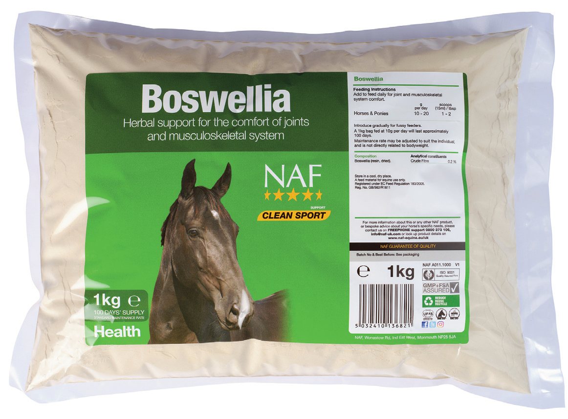 NAF Boswellia Powder 1kg Robinsons Equestrian