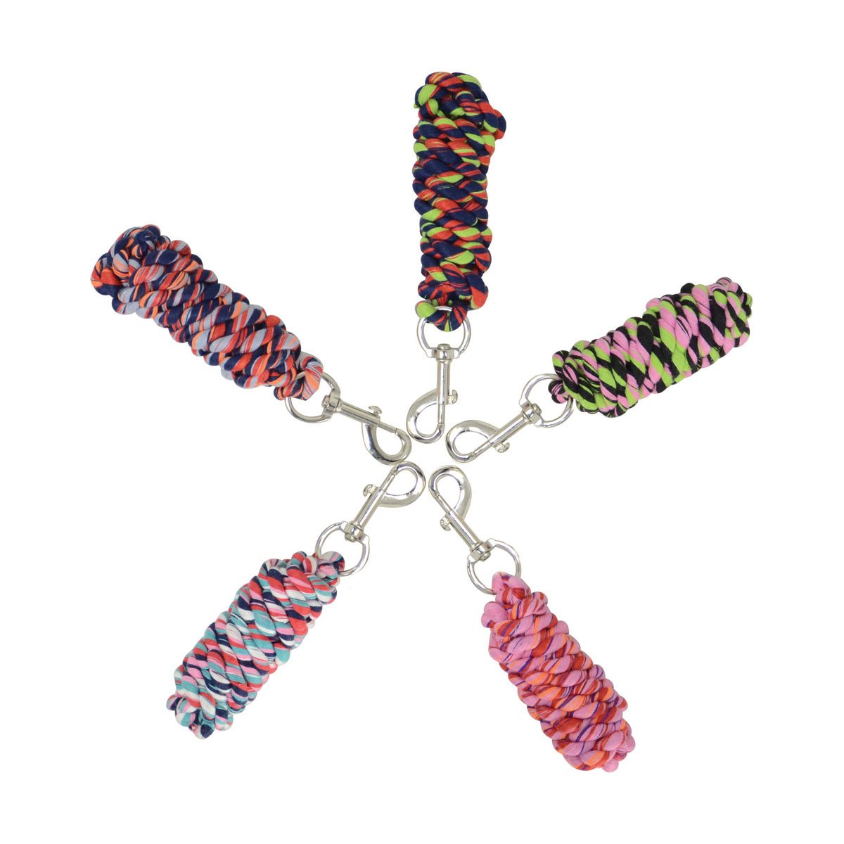 Tone Rope Hy Three Tone Lead Rope 2m - Robinsons Equestrian
