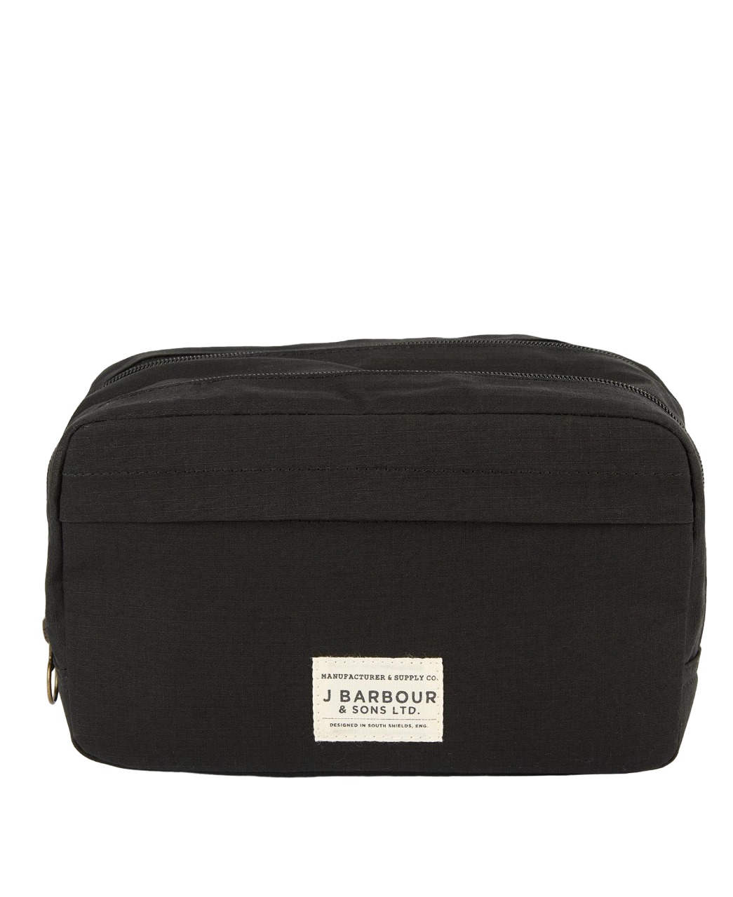 Barbour Black Double Zip Washbag Robinsons Equestrian