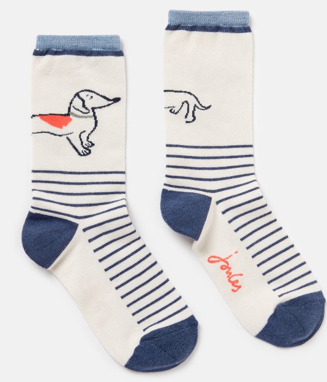 Joules Excellent Everyday Single Socks Sausage Dog Robinsons Equestrian
