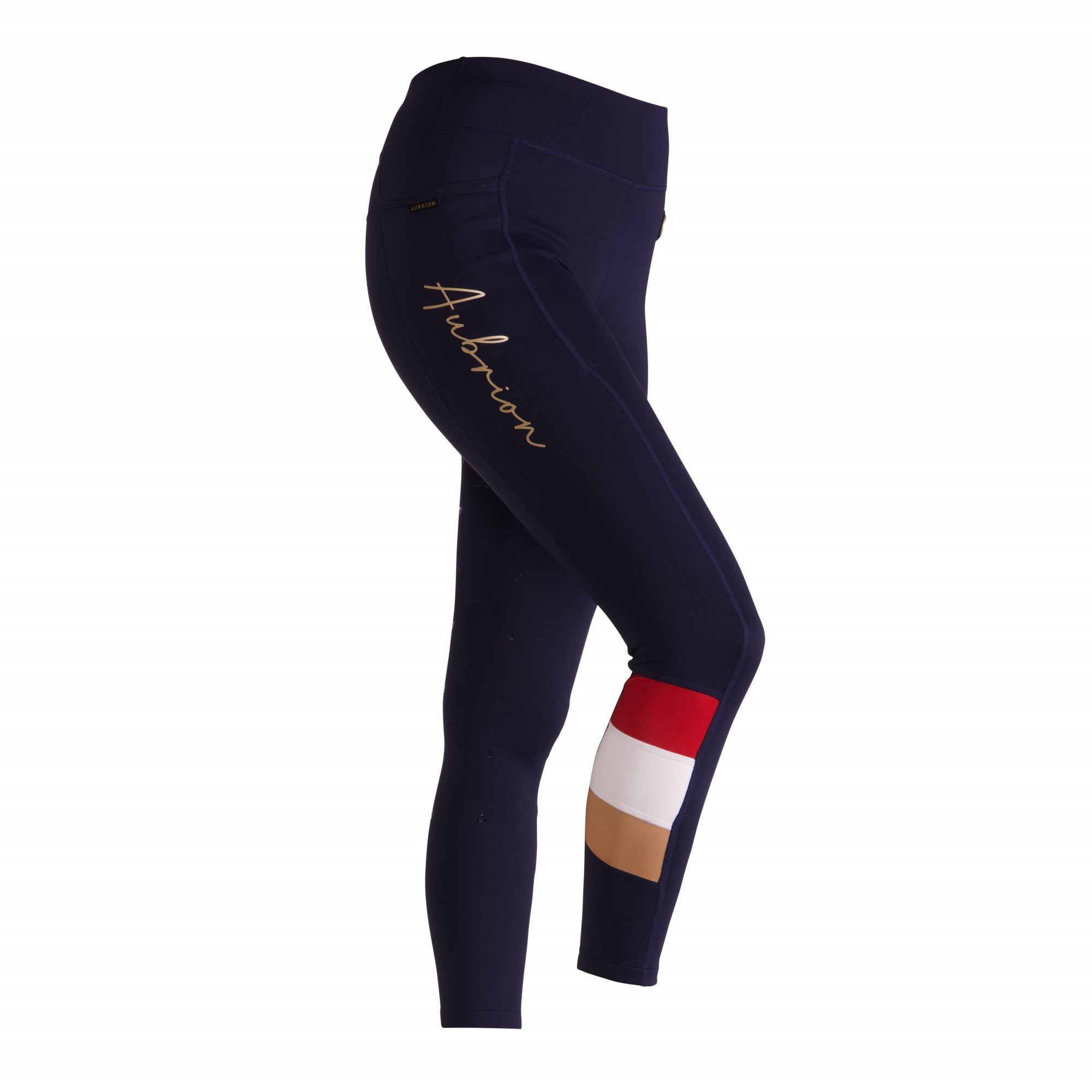 Collant Shires Blu Navy Collant Da Equitazione Shires Aubrion Albany - Donna, Colore Navy Collant Equitazione Donna