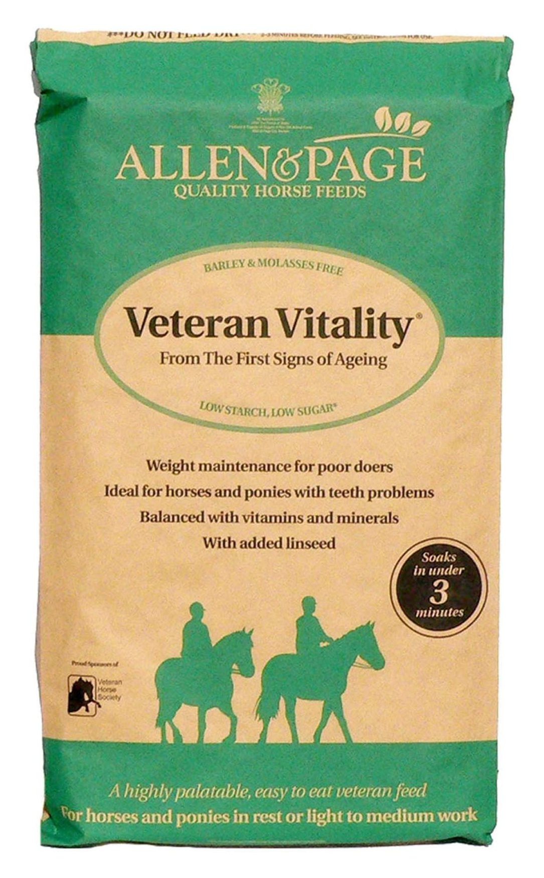 Allen & Page Veteran Vitality 20kg Robinsons Equestrian