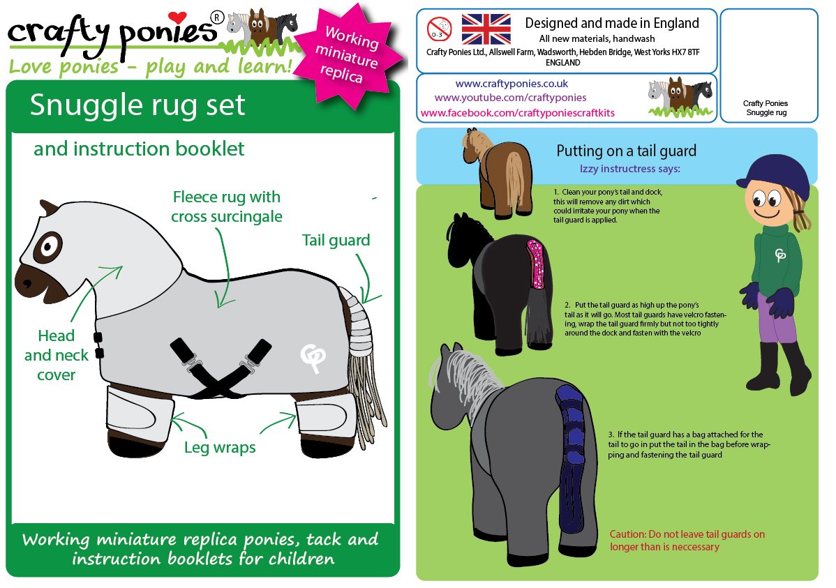 Crafty Ponies Snuggle Rug Set Robinsons Equestrian