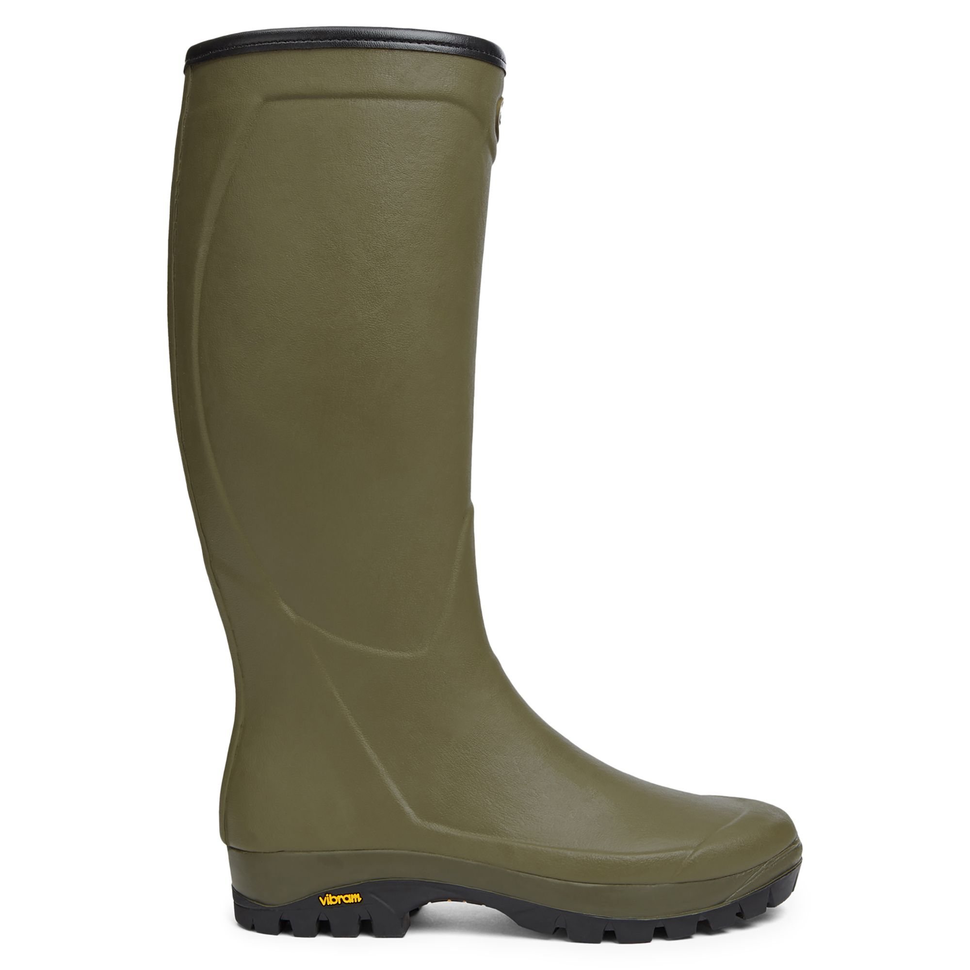 le chameau country vibram neoprene boot dark olive