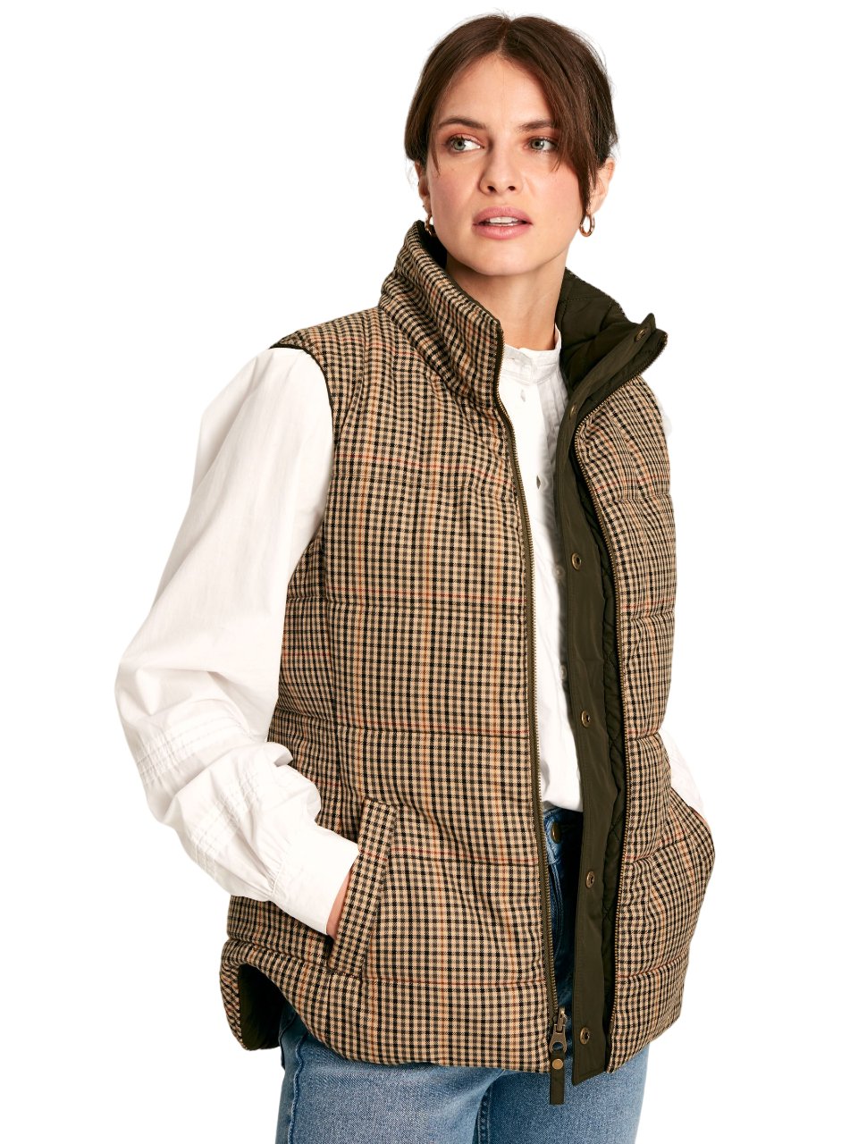 Gilet Réversible Joules Gris Et Bleu - Taille XL, Unisexe, Occasion Très Bon état