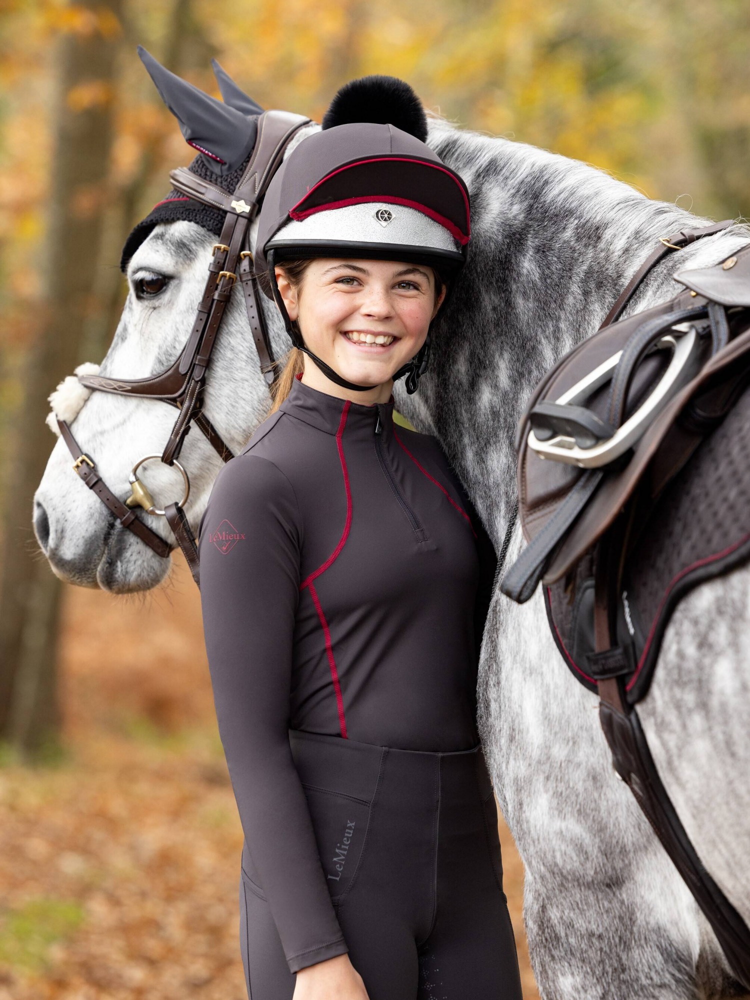 LeMieux Kids' Young Rider Cinder Base Layer Robinsons Equestrian