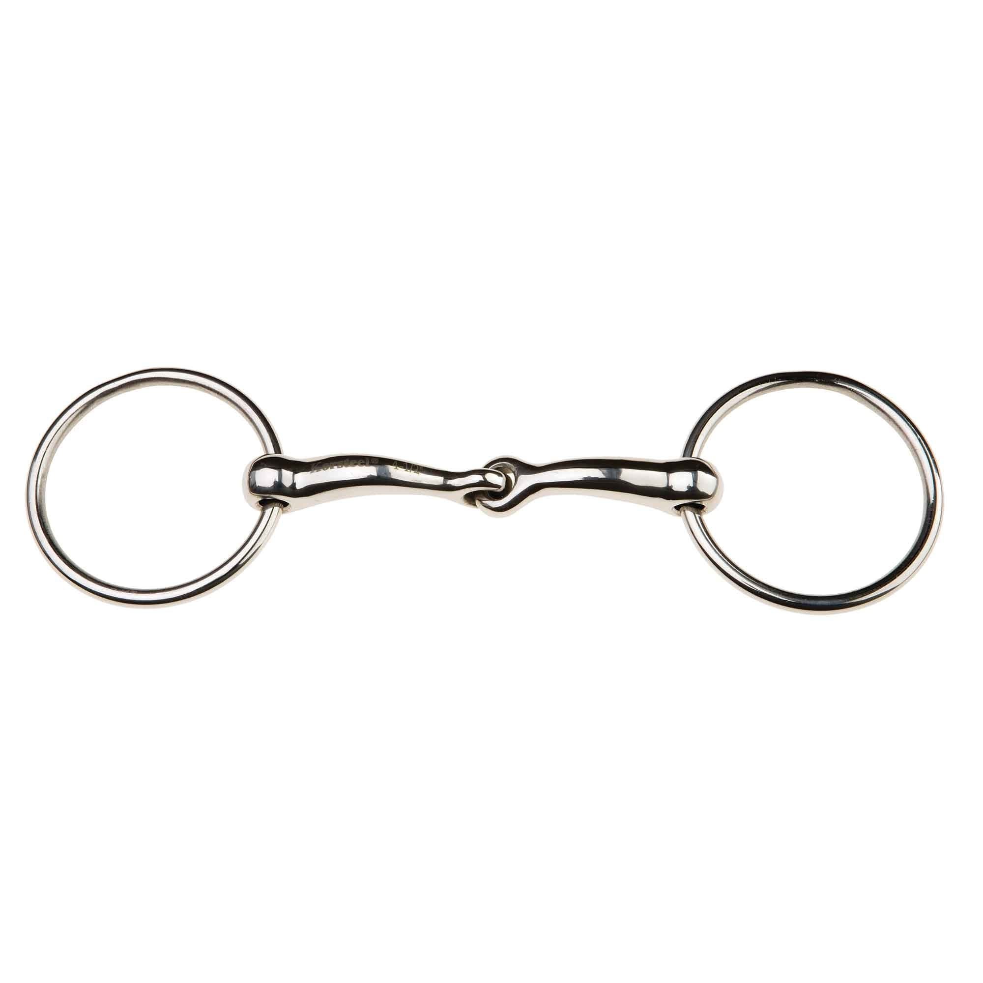JP Korsteel Loose Ring Snaffle Curved Mouth - Robinsons Equestrian