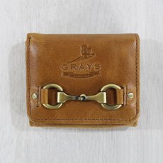 Gray's Jodie Compact Purse Natural Leather