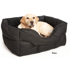 P&L COUNTRY DOG HEAVY DUTY RECTANGULAR DROP FRONTED WATERPROOF SOFTEE DOG BEDS