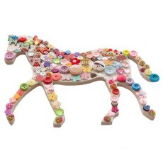 DOTTY BUTTONS ACTIVITY CRAFT PACK HORSE