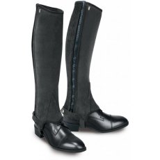 Tredstep Original Half Chaps Suede Black