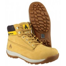 Amblers Safety Lace Up Boot Tan Fs102