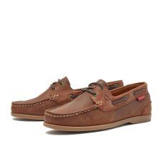 Chatham Willow  Leather Boat Shoes Dk Tan Ladies