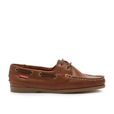 Chatham Willow  Leather Boat Shoes Dk Tan Ladies