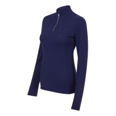 My LeMieux Liberte Zip Base Layer  Ink Blue Ladies