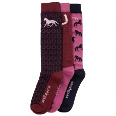 Toggi Ladies 3 Pack Socks