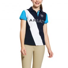 Ariat Junior Taryn Polo Shirt Navy