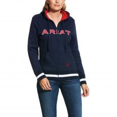 Ariat Logo Full Zip Hoody Team