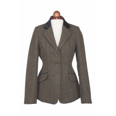 SHIRES CHILDS SARATOGA  TWEED JACKET GREEN CHECK