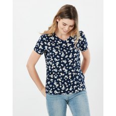 JOULES CARLEY PRINT CLASSIC CREW NAVY DITSY