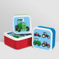 TRACTOR TED STACKING SNACK POTS - SET OF 3