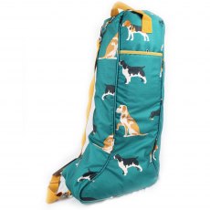 Gallop Dog Print Long Boot Bag