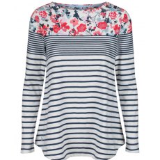 Joules Harbourlight Print Jersey Top Size 10