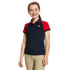 Ariat Youths Team 3.0 Polo Shirt Short Sleeve