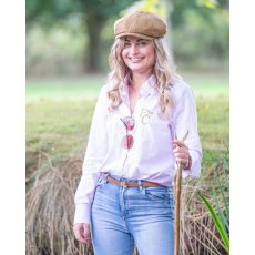 Feathers Country Ladies Pink Thornton Oxford Shirt