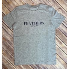 FEATHERS COUNTRY WYKEHAM UNISEX T SHIRT GREY
