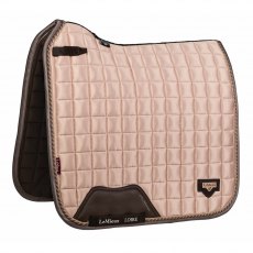 LeMieux Loire Classic Dressage Pad Rose / Truffle