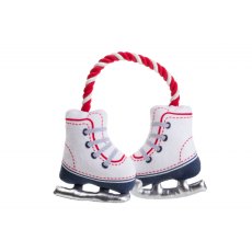 Hopaws Xmas Ice Skates Rope  Dog Toy