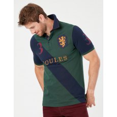 JOULES EMBELLISHED POLO SHIRT GREEN