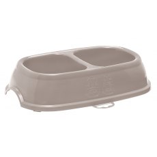 Kerbl Twin Plastic Bowl 2 X 400ml