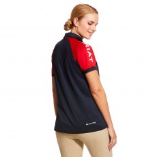 Ariat Team 3 Short Sleeve Polo Womens