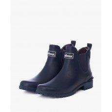 Barbour Wilton Chelsea Boot Welly Navy