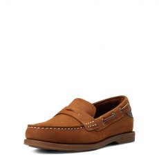 Ariat Azur Boat Shoe Walnut