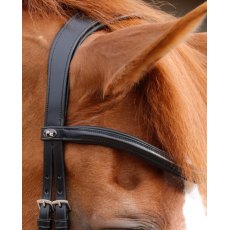 Premier Equine Savuto Anatomic Bridle With Crank Noseband & Flash