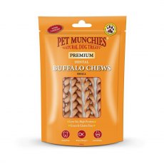 Pet Munchies Buffalo Dental Chew Small - 55g