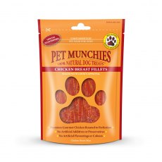 Pet Munchies Dog Treat Chicken Breast Fillets - 100g