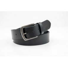 Charles Smith 40mm Leather Belt With Gun Metal Buckle