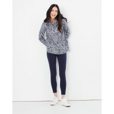 JOULES NADIA PRINT FUNNEL NECK SWEAT (MARL DITSY)